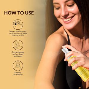 Huile de massage corporelle hydratante en profondeur à la vitamine E, 100 % pure et naturelle, pour peaux sèches et abîmées, marque privée, pour un éclat de la peau - Product Image 6