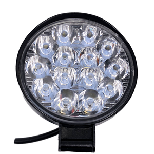 Feux de travail LED ronds 12V 4 pouces pour 4x4, montage en surface, blanc naturel 27W, faisceau spot et large, pour rénovation/amélioration - Product Image 1