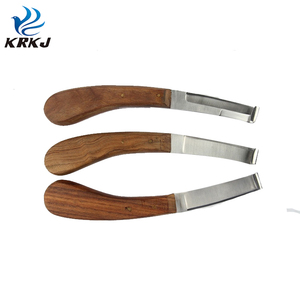 CETTIA Veterinaria mano derecha e izquierda doble borde caballo pezuña cuchillo herramientas de recorte tijeras - Product Image 2