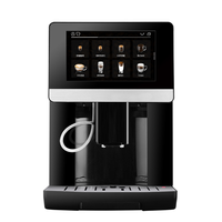 Machine à café entièrement automatique de qualité supérieure Z10 en aluminium avec batterie, contrôlée par application, alimentée par l'énergie solaire et électrique pour les hôtels
