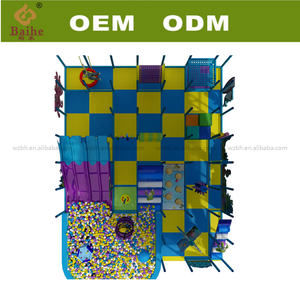 BAIHE Gran <span class=keywords><strong>Parque</strong></span> <span class=keywords><strong>de</strong></span> Diversiones Interior <span class=keywords><strong>de</strong></span> Lujo con Temática Oceánica, Tobogán <span class=keywords><strong>de</strong></span> <span class=keywords><strong>Bolas</strong></span>, Área <span class=keywords><strong>de</strong></span> Juegos Interior para Niños, <span class=keywords><strong>Material</strong></span> <span class=keywords><strong>de</strong></span> PVC Seguro, >500 kg - Product Image 6