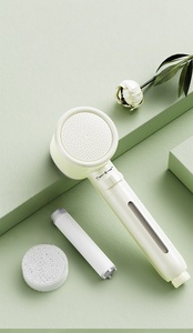 <span class=keywords><strong>Douche</strong></span> à main haute pression à trois fonctions avec filtre à eau, coton PP et sulfate de calcium, élimination du chlore LSR pour salle de bain - Product Image 4