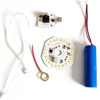 Lampe de table Pcb USB Rechargeable Led Touch Switch Dimmable Lampe de bureau Ensemble complet d'accessoires de source de lumière DIY Module Led