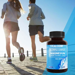 แคปซูลแมกนีเซียมแบบสามชนิด OEM ODM ดูดซึมสูง สำหรับการผ่อนคลายกล้ามเนื้อ การฟื้นฟูหลังออกกำลังกาย และการช่วยให้นอนหลับ - Product Image 3