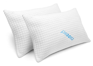 <span class=keywords><strong>Almohadas</strong></span> <span class=keywords><strong>de</strong></span> cama <span class=keywords><strong>de</strong></span> espuma viscoelástica triturada para dormir, almohada refrescante <span class=keywords><strong>de</strong></span> bambú para dormir <span class=keywords><strong>de</strong></span> espalda y lado, tamaño Queen - Product Image 3