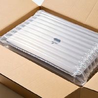 Nouveau rouleau de film protecteur transparent en PE/PA pour sacs gonflables en colonne d'air en forme de Q, épaisseur personnalisée, vente en gros
