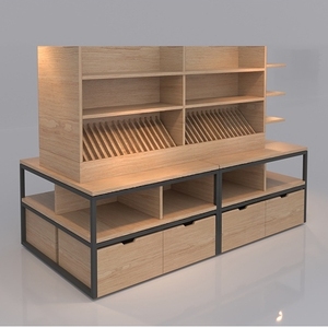 Colección de Artículos para el Hogar, Estanterías de Madera, Exhibidores de Mercancía para Boutiques, Estantes para Exhibición de Productos en Supermercados, Diseño para Tiendas Minoristas de Juguetes y Aperitivos - Product Image 1