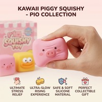 Nouveau jouet anti-stress souple en forme de blocs de construction, style cochon et canard, artefact de décompression à rebond lent en TPR.