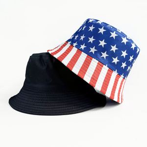 Chapeau de soleil bob à visière plate, style identique, pour l'extérieur, pour le Jour de l'Indépendance américaine, modèle 2026 Europe-Amérique - Product Image 2