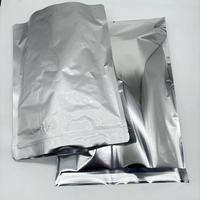 Sacs d'expédition en polyéthylène argenté métallisé personnalisés, enveloppes autocollantes pour l'envoi de vêtements