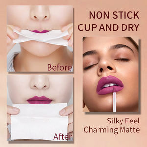 Lápiz labial mate líquido en forma de cigarrillo con logotipo personalizado embalaje creativo maquillaje de labios de moda de larga duración OEM/ODM para marcas de belleza - Product Image 3