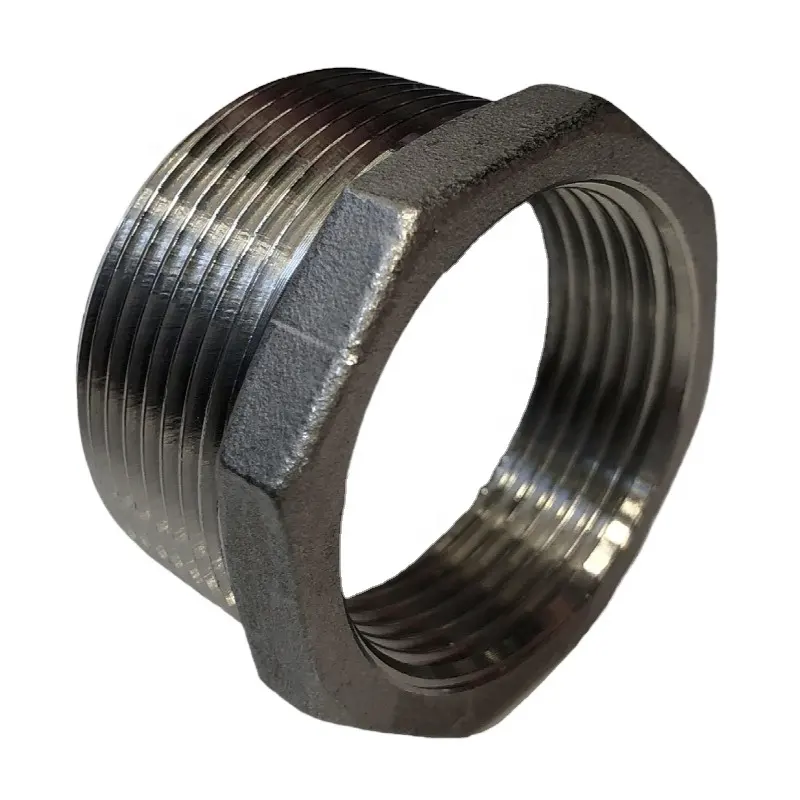 Stainless Steel Casting Threaded PIPE Fitting Hex Head Bushing Bsp/npt Thread
