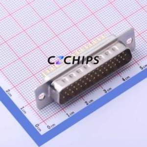 X0444WC2W1 D-Sub/VGA Connector Through hole Component (THT) Connector High Density D-Sub Male 44P Solder Wire Type - Product Image 1