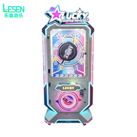 Machine à prix de type Grande Roue de la Fortune, direct usine, à fort potentiel de profit, jeu d'arcade à la roue de la fortune pour 1 joueur avec boîte mystère, pour parc d'attractions