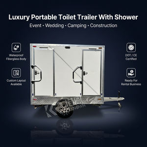 Camión de Baño Móvil Listo para Enviar, Baños Móviles VIP, Baño de Lujo, Baño Portátil, Remolque de Baño Público Portátil para Exteriores - Product Image 1