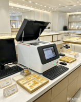 Aurispec EDX-B3N Benchtop XRF Penguji Emas Perak Bersertifikat CE Detektor Si-Pin AS Layar Sentuh Berwarna 10.1" Kecepatan Pemindaian 30-60 detik