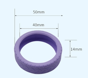 Lot de 8 protections de roues de valise en silicone, silencieuses et anti-bruit, pour sacs de voyage, OEM - Product Image 2