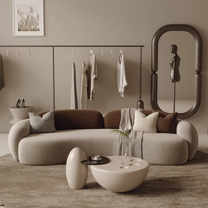 Ghế sofa đặc biệt hình Cong sang trọng và tinh tế cho khu vực chờ và Sảnh tiếp tân của Thẩm mỹ viện - Product Image 2