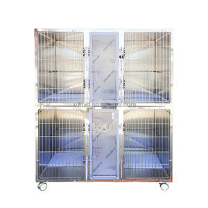 En çok satan kediler ve köpekler için yeniden kullanılabilir paslanmaz çelik evcil hayvan kafesi klinikler ve koruyucu evcil hayvanlar için veteriner araçları - Product Image 4