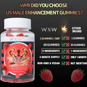 OEM Hombre Ampliador Espesar Más Grande 3 Pulgadas Crecimiento Ashwagandha Raíz Ampliación 60 Gummies Hombre Mejora Gummies para Hombres - Product Image 5