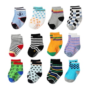 Restock Crianças Cartoon Floor Socks <span class=keywords><strong>Set</strong></span> Knitting Toddler Infant Cotton Anti Slip Non Skid Kids <span class=keywords><strong>Boy</strong></span> Girls New Born <span class=keywords><strong>Baby</strong></span> Socks - Product Image 2