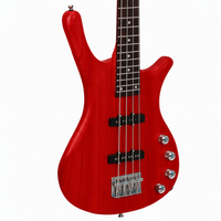 Swift Horse Basse électrique 4 cordes, manche en érable, corps en peuplier, 34 pouces, Jazz Bass pour professionnels, personnalisation OEM/ODM