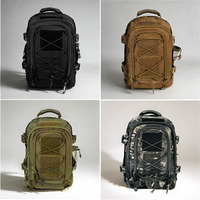 Mochila Táctica de Camuflaje para Hombre, Nuevo Diseño, Gran Capacidad, Expandible, Impermeable, de PVC y Poliéster con Cierre