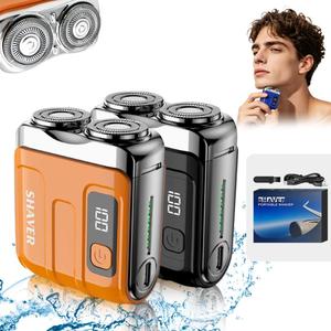 Afeitadora de doble lámina 0728 para hombres con afeitado preciso sin irritación, afeitadoras profesionales de barbero - Product Image 2