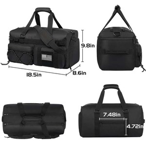 Borsa da Palestra Personalizzata Leggera e Portatile con Scomparto per Scarpe, Borsone Sportivo Resistente all'Acqua per Campeggio, Fitness, <span class=keywords><strong>Viaggi</strong></span> e Brevi Tour - Product Image 3