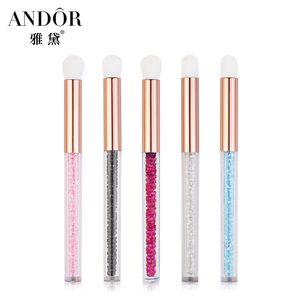 Lash Lover Crystal <strong>Rhinestones</strong> pink Black White <strong>Eyelash</strong> Extension Cleaning Brush <strong>Eyelash</strong> Shampoo Foam Wash Cleaner Brush - Product Image 1