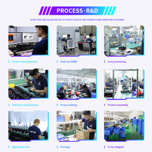 Ngoài trời 200W <span class=keywords><strong>gobo</strong></span> chiếu IP65 không thấm nước mặt tiền quảng cáo ánh sáng LED nguồn nhôm xoay Logo hiển thị xây dựng tường - Product Image 5