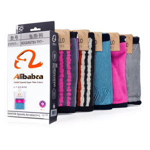 Écharpe en polaire super douce à double couche, couleur unie, couleurs mélangées, lot de 12, accessoire de sport d'hiver - Product Image 2