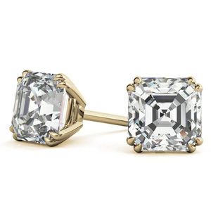 Rose Gold Yellow Gold Stainless Steel <b>Stud</b> <b>Earrings</b> Oval Cut Diamond Look Casual Sporty Style Jewelry for Women - Product Image 6