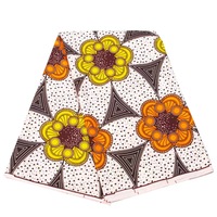 Tissu en Coton Africain Imprimé Wax 100% Véritable Ankara pour Robes Femme, Pagne Textile – Vente en Gros