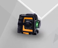 Niveau laser industriel LAISAI LSG666SL-2 à faisceau vert 360°, 8 lignes, auto-nivelant, pour montage mural, mesure laser croisée