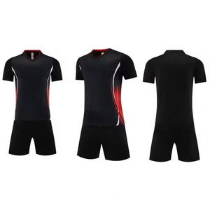 Maillots de football et uniformes d'entraînement hiver 25-26 respirants à manches courtes style thaïlandais personnalisables avec noms d'équipes - Product Image 1