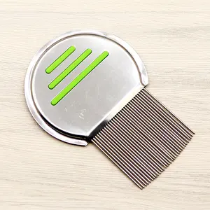 Produits pour animaux de compagnie chauds brosse pour chien peigne de toilettage pour animaux de compagnie outil professionnel pour chien peigne à poux en métal peignes de toilettage de cheveux de chien