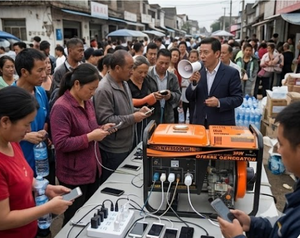 Générateur diesel 2,8 kW / 3 kW 3,5 kVA avec disjoncteur <span class=keywords><strong>hydraulique</strong></span> monophasé 220 V - Product Image 1