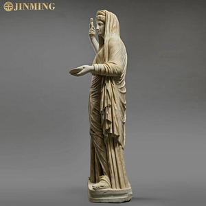 Escultura de estatua de mármol de tamaño real de la Reina <span class=keywords><strong>Hera</strong></span> de la mitología <span class=keywords><strong>griega</strong></span> antigua para decoración de jardín al aire libre, producto artesanal de piedra - Product Image 4