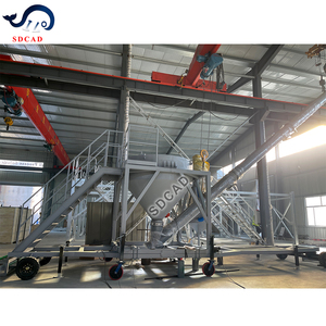 Yeni SDCAD 25kg çanta boşaltma kaldırma makinesi mobil toplu kamyon yükleme tozu Siemens PLC otomatik kontrol paslanmaz çelik ayarlanabilir - Product Image 4