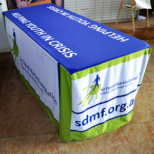 Mantel personalizado sin ajustar con impresión por sublimación de tinte para eventos deportivos y publicidad comercial - Product Image 6