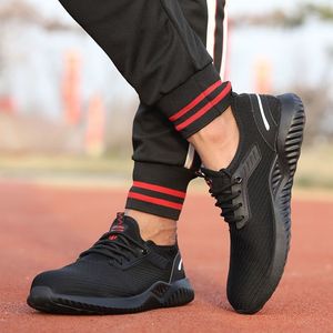 Unisex Steel Toe Safety <b>Shoes</b> Breathable Impact Resistant Puncture Resistant Construction <b>Work</b> Footwear Lightweight Soft Sole - Product Image 2