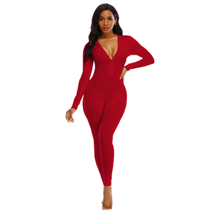 <span class=keywords><strong>Pyjama</strong></span> pour femmes grande taille uni, nuisette sexy pour femmes, <span class=keywords><strong>combinaison</strong></span> de nuit avec rabat pour les fesses, <span class=keywords><strong>pyjama</strong></span> à col en V profond, <span class=keywords><strong>combinaison</strong></span> pour femmes - Product Image 6