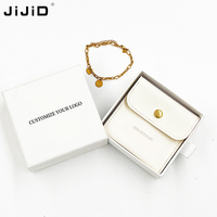 Boîte à bijoux de luxe personnalisée JIJID, emballage cadeau en papier pour bracelet, boucles d'oreilles, collier, bague, petite boîte à bijoux avec logo