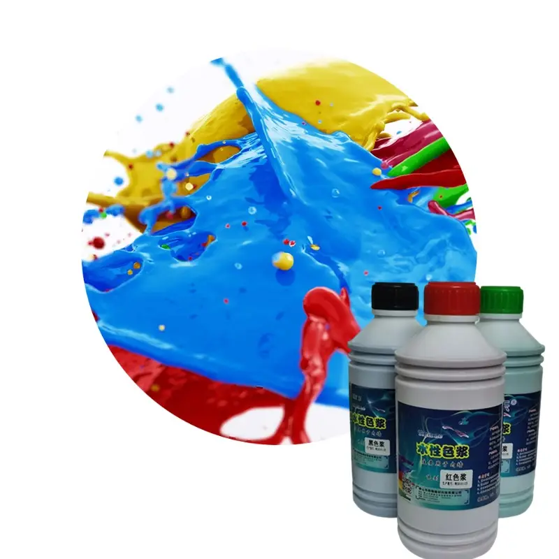 Pasta de color de alta concentración, adecuada para pintura de madera agua-aceite, pintura de pared interior y exterior, coloración de cuero, etc.