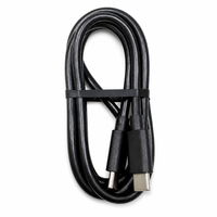 Câble PVC blindé double C anti-interférence, anti-torsion, anti-casse, 5 conducteurs, Type-C, pour charge rapide et transfert de données d'ordinateurs portables et tablettes