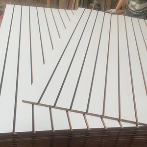 מכירה טובה תצוגת Stand מחוררת Mdf <span class=keywords><strong>Slatwall</strong></span> לוח סופרמרקט משמש פנל <span class=keywords><strong>Slatwall</strong></span> - Product Image 4