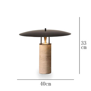 Nordique postmoderne grotte Arts ton marbre <span class=keywords><strong>lampe</strong></span> de table luxe designer art salon chambre chevet trou pierre <span class=keywords><strong>lampe</strong></span> de table - Product Image 4