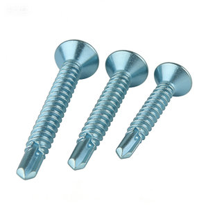 Tornillos Autoperforantes <span class=keywords><strong>de</strong></span> Cabeza Avellanada, Recubiertos <span class=keywords><strong>de</strong></span> Zinc, Azul Blanco, para Materiales <span class=keywords><strong>de</strong></span> Construcción - Product Image 5