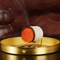 Boîte de cônes de moxibustion agrandis de 20*27 mm avec 54 bâtonnets de moxibustion vieillis, vente en gros de médecine chinoise